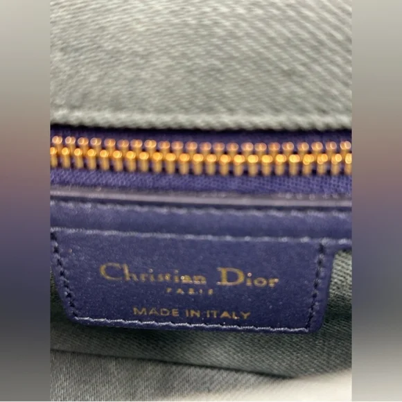 🔥RARE🔥Dior Caro Denim Chain Bag - Picture 10 of 11